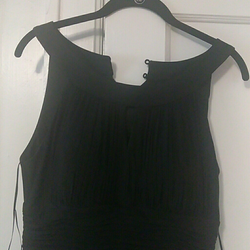 Black cocktail dress